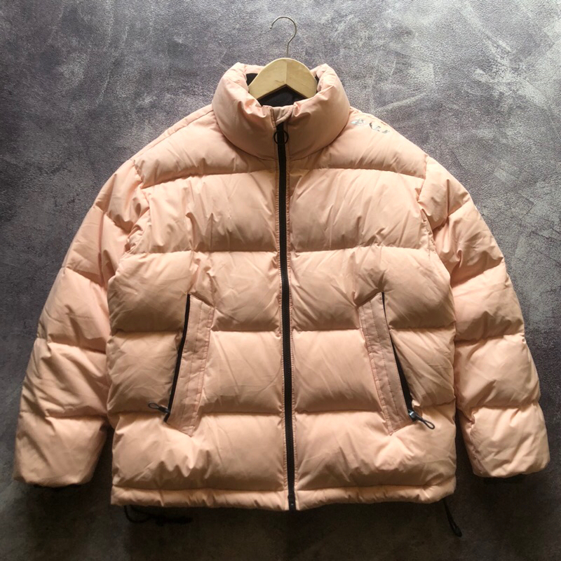 Puffer Jacket 2XU Second Size fit XL,Warna Peach,puffer jacket second jacket musim dingin second jac