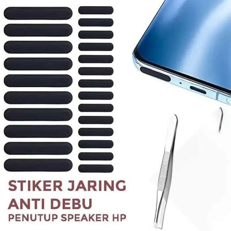 15 Pcs Stiker Speaker Net Microfiber Dustproof Anti Debu Penutup Lubang Spiker Pelindung Lobang Spic