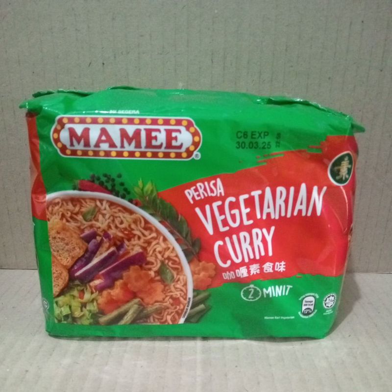 

Mamee Mie Perisa Vegetarian Curry Isi 5