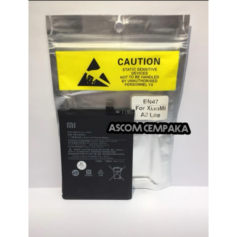 Baterai Xiaomi Mi A2Lite BN-47 Original
