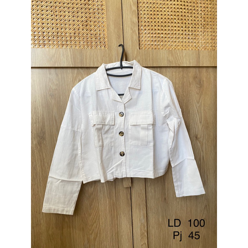 Outer Cardigan Linen (Preloved)