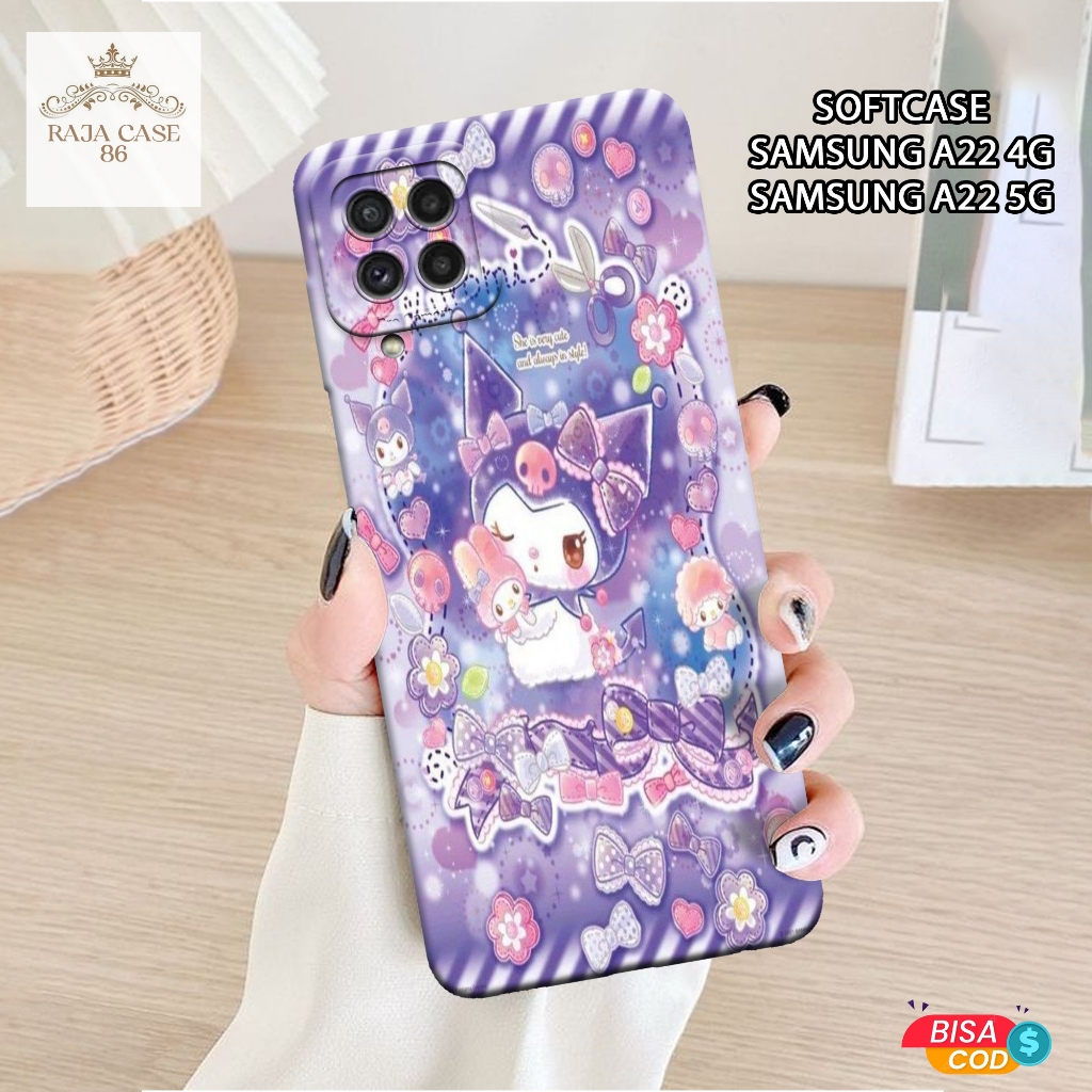 Case Samsung Galaxy A22 4G / Samsung Galaxy A22 5G - Rajacase - casing Samsung Galaxy A22 4G - Motif