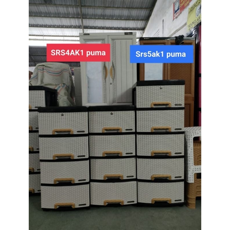 Napolly - Laci plastik / rak plastik / lemari plastik susun 4 & 5