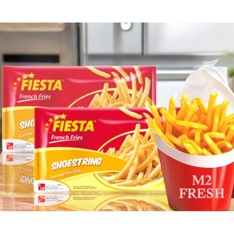 

Kentang Fiesta Shoestring 500 Gr & 1 Kg