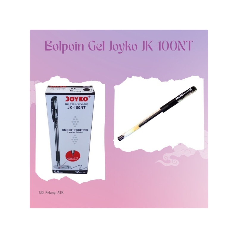 

♥️ pelangiatk ♥️ Bolpen | Pena | Pen | Bolpen Joyko | Bolpen Gel | Bolpen Gel Joyko JK 100 NT