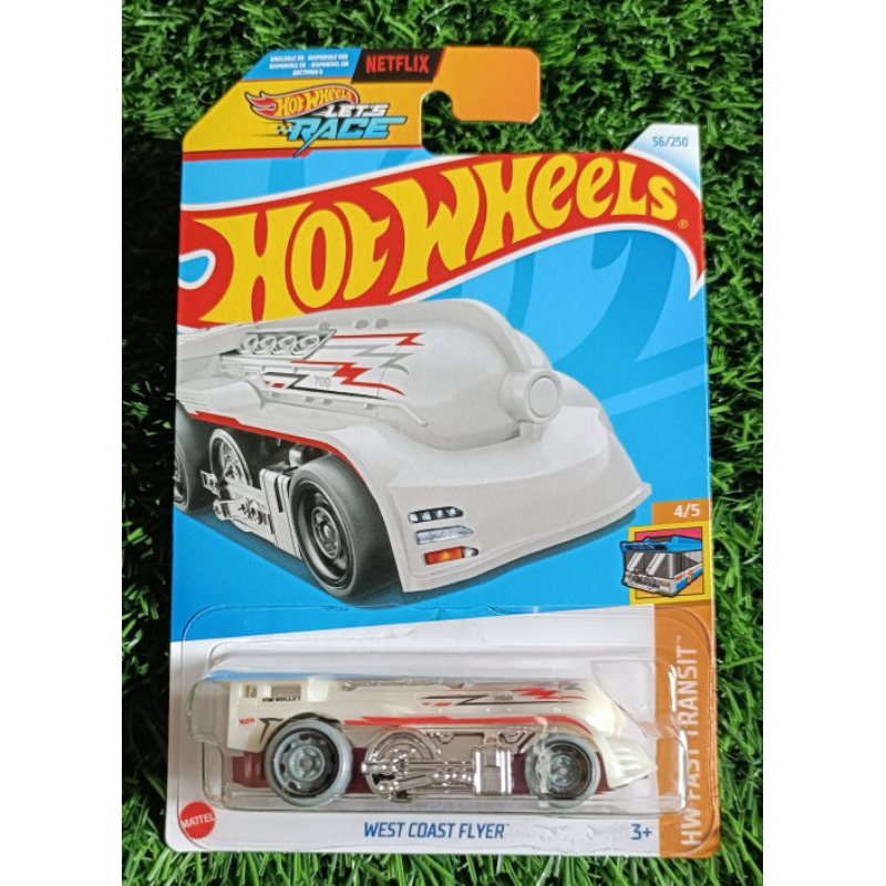 HOT WHEELS WEST COAST FLYER WHITE LET'S RACE