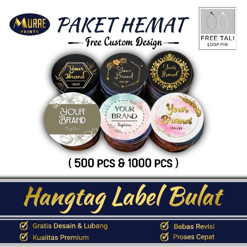 

[TERMURAH] paket hangtag bulat - hangtag bulat - hangtag - hangtag custom - hangtag murah - hangtag baju - hangtag hijab - hangtag aksesoris - label baju - label hijab - label produk - label merek - label aksesoris