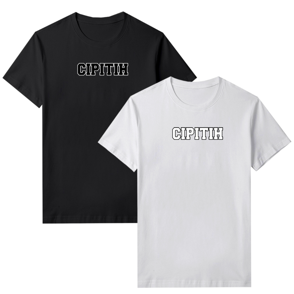 Kaos Distro Minang Cipitih Pria Wanita Cotton Combed 30s
