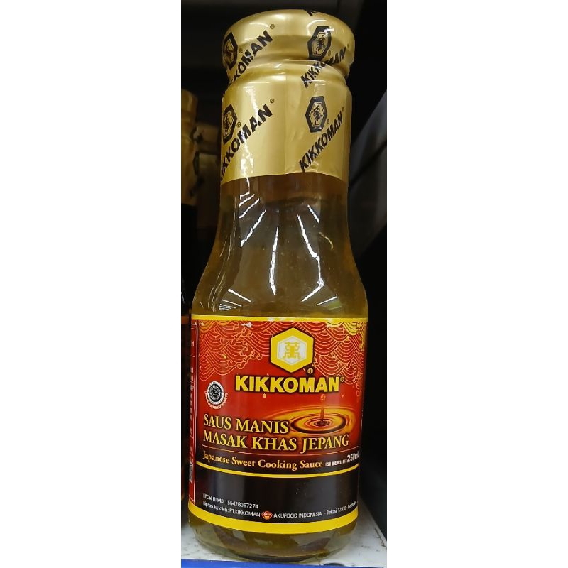 

Saus Manis Masak Khas Jepang KIKKOMAN Japanese Sweet Cooking Sauce 250ml - HM, HK, LM