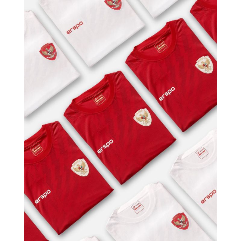 ERSPO Kaos Jersey Timnas Supporter Version Original - Custom Nameset