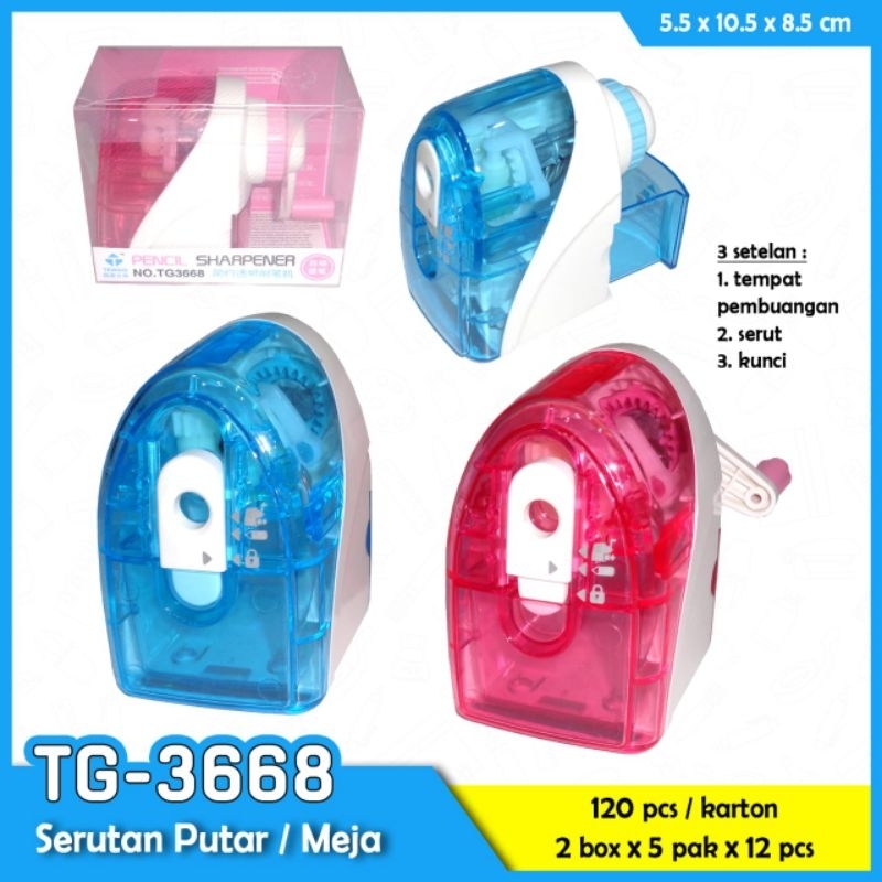

Rautan Meja / Rautan Putar / Rautan lucu / Serutan pensil / Serutan putar lucu / Serutan pensil murah