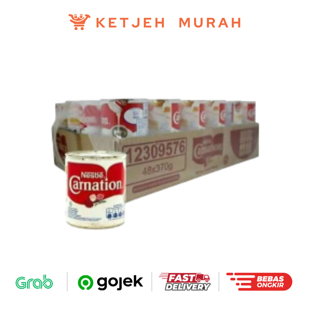 

Susu Kental Manis SKM Carnation Nestle 370 Gram 1 Dus isi 48 Pcs