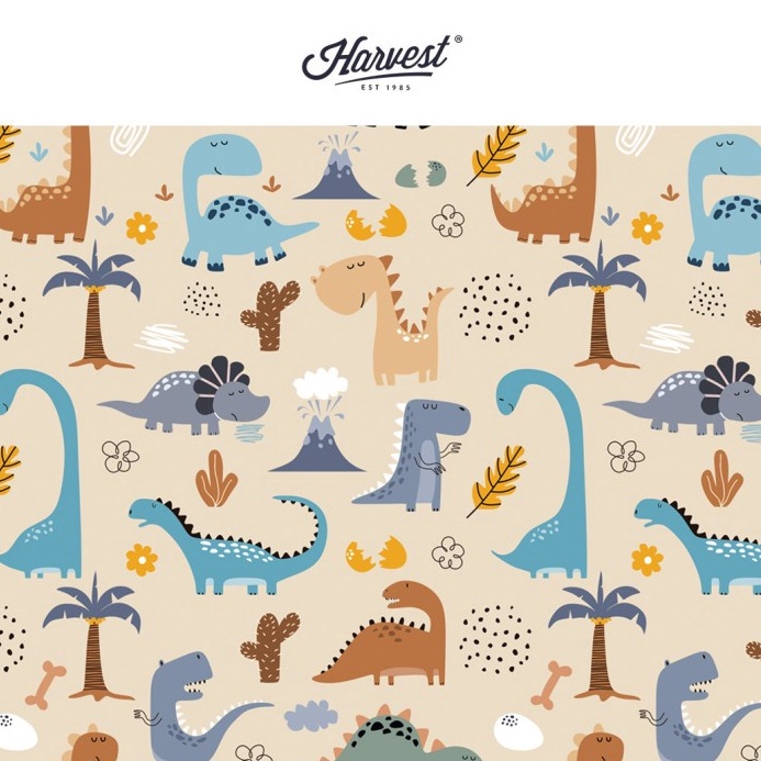 

SUPER BIG SALE Kertas Kado Harvest Wrapping Paper Playground Dino