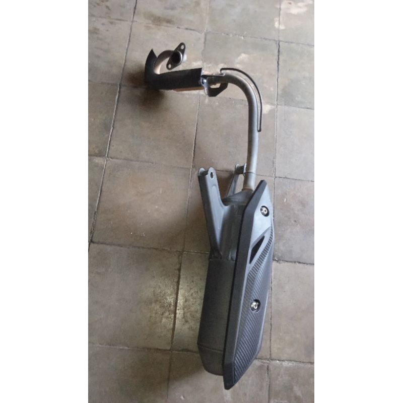 knalpot beat deluxe original second. knalpot beat rangka esaf.