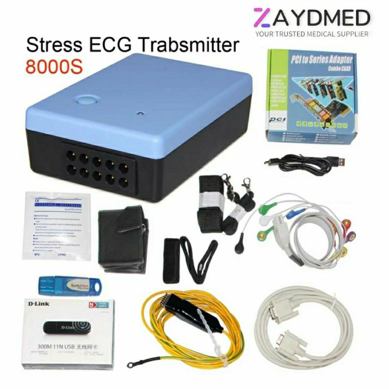 Contec 8000s Bluetooth Ecg Ekg wifi 12 Perangkat Contec8000s