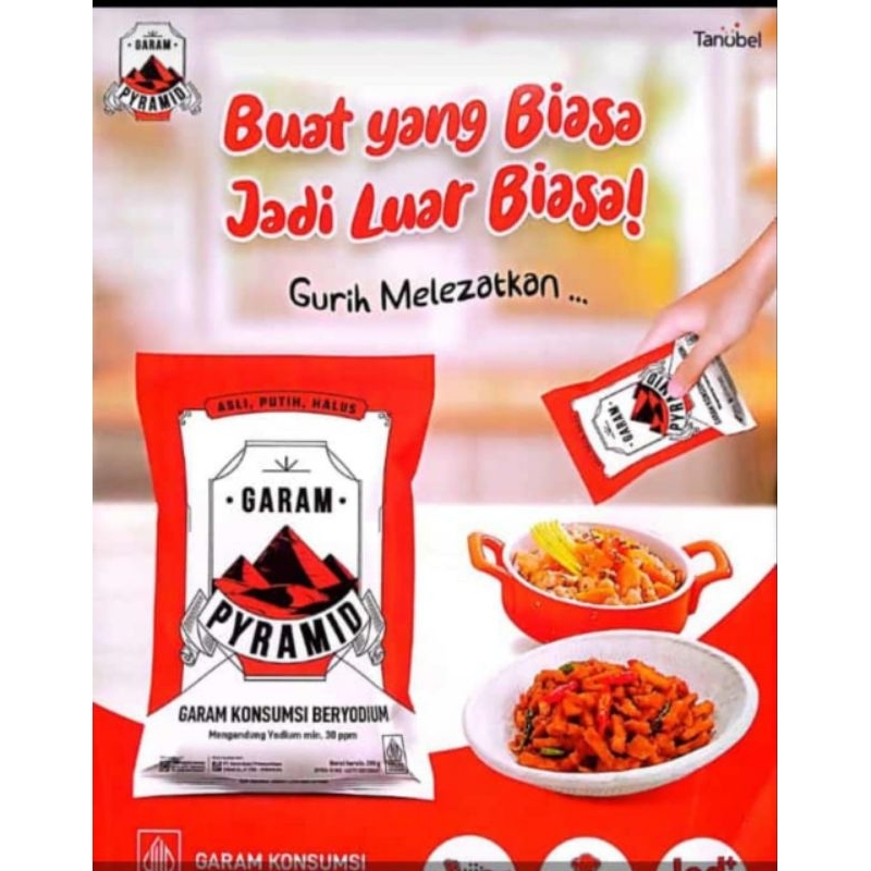

garam pyramid produk tanobel bandling 4 pcs 10.000