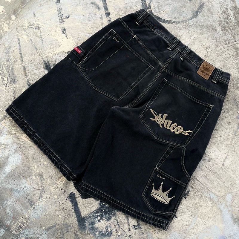 JNCO JEANS CROWN CARPENTER VINTAGE RARE ITEM - JORTS JNCO - CELANA JNCO - CARPENTER JNCO - JNCO VINT