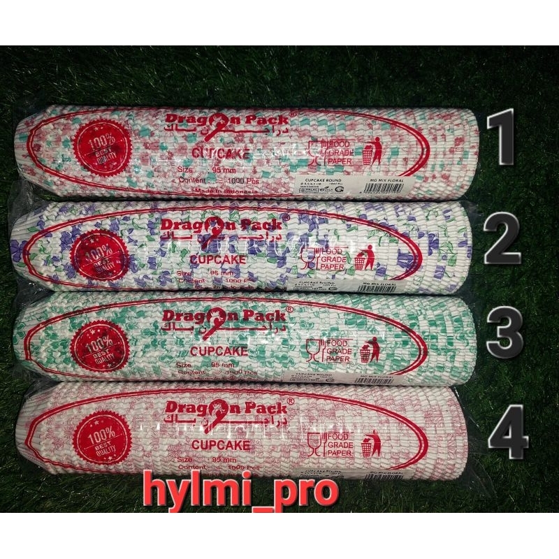 Cup cases bolu kukus pendek/size 9.5 motif
