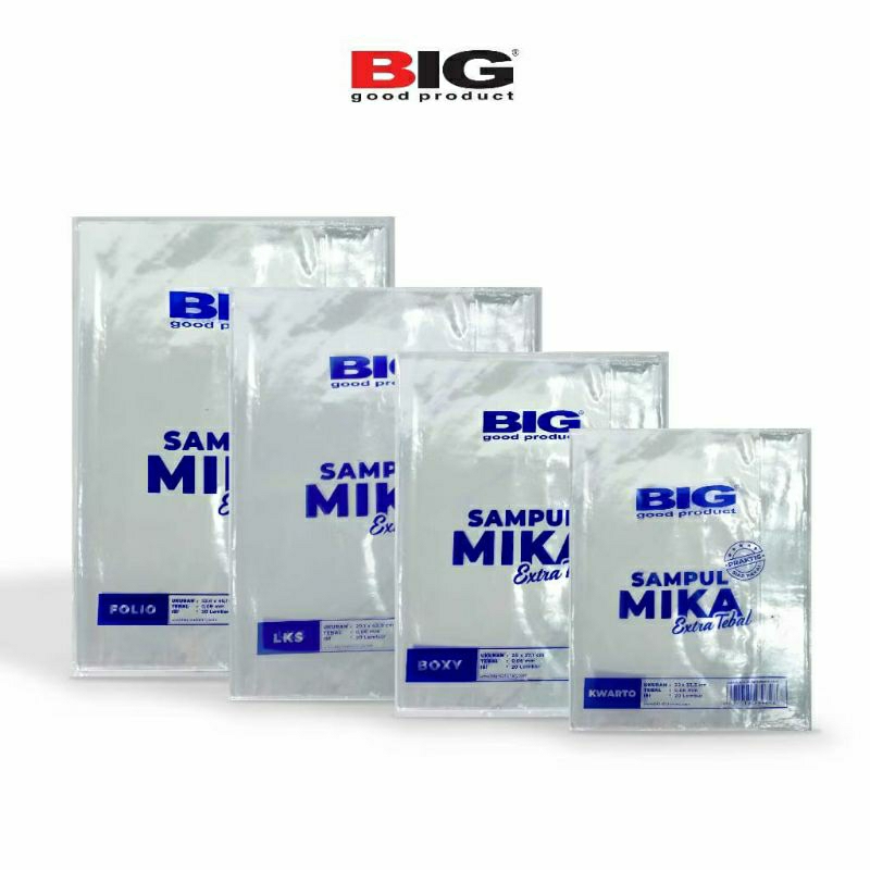 

BIG SAMPUL MIKA / SAMPUL PLASTIK MIKA TEBAL / SAMPUL PLASTIK BUKU