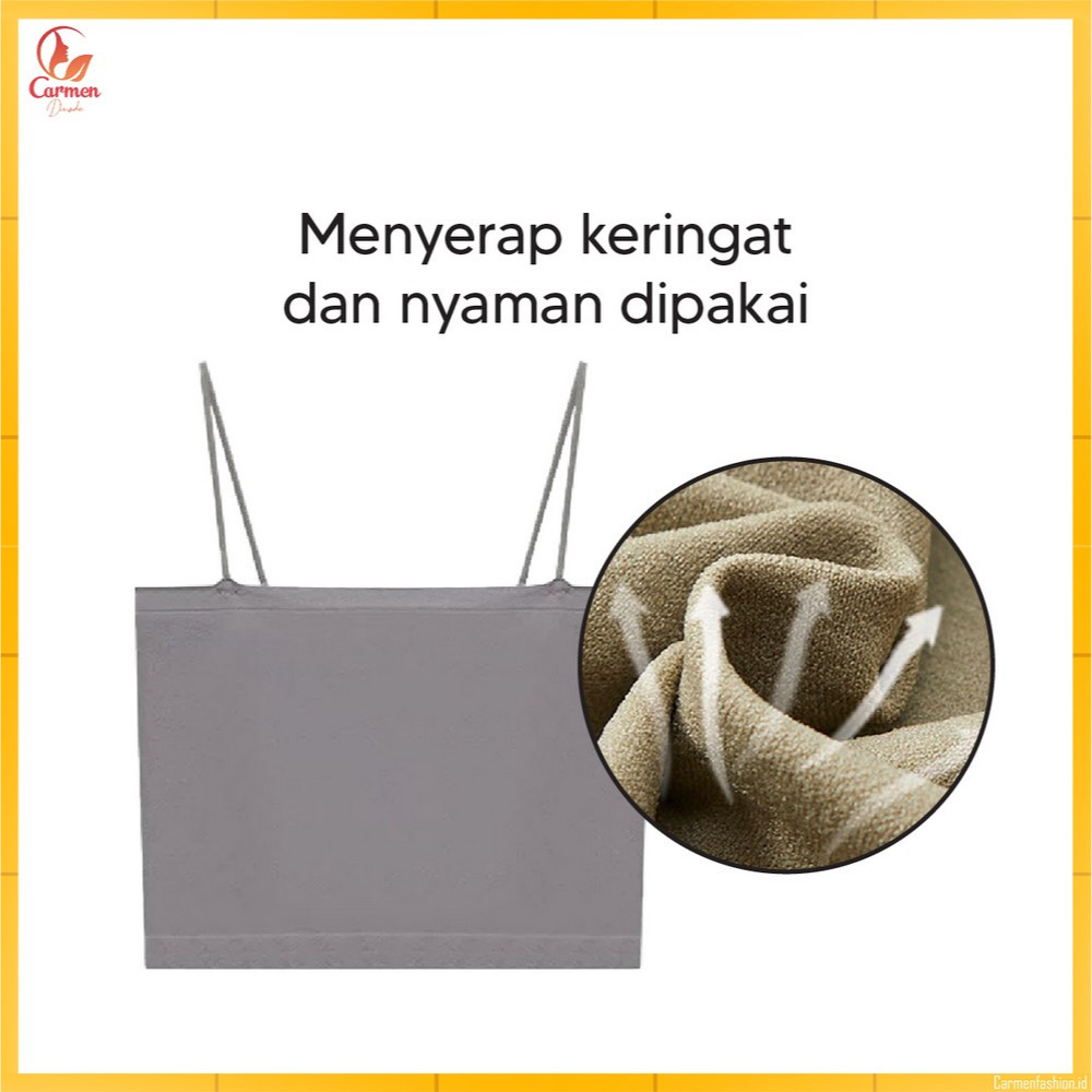 HOT DEALS TANK TOP CROP TALI BASIC TANPA LENGAN PAKAIAN DALAM POLOS WANITA / SLEEVELESS CROP TENGTOP