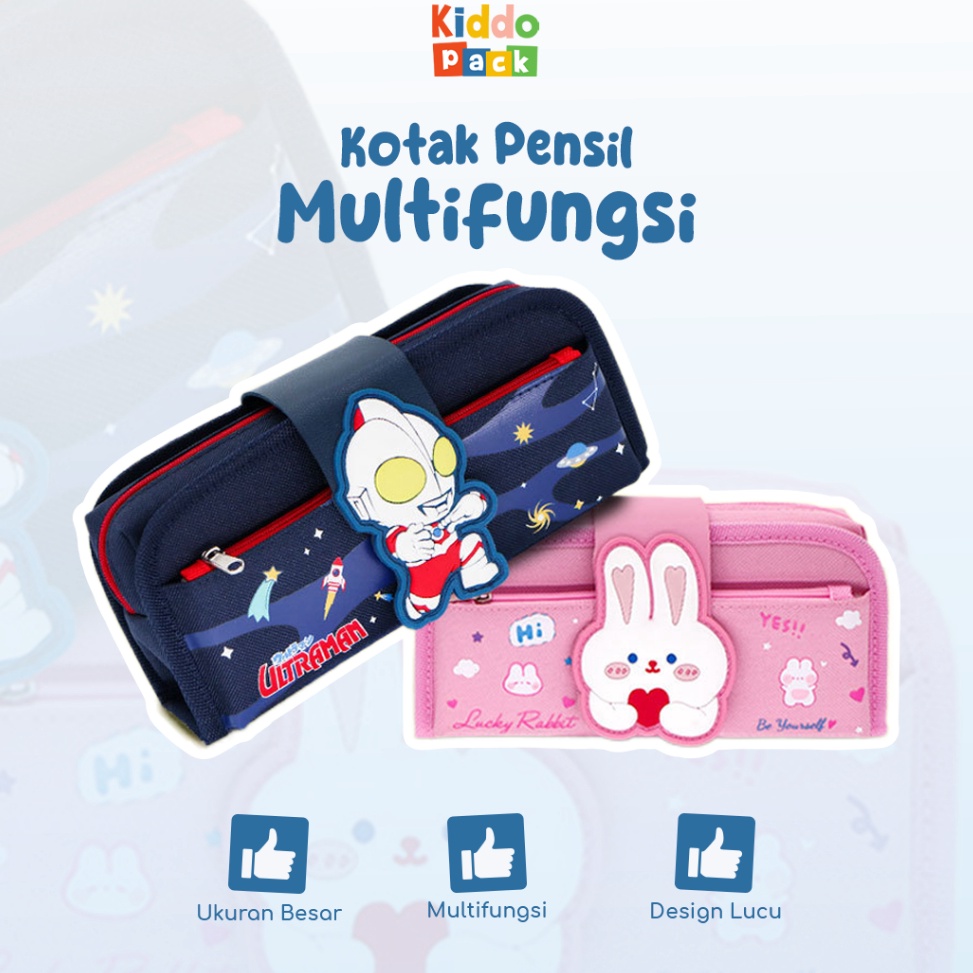 

KODE G52Q KiddoPack Kotak Pensil Multifungsi Anak Sekolah LakiLaki Perempuan Bruno