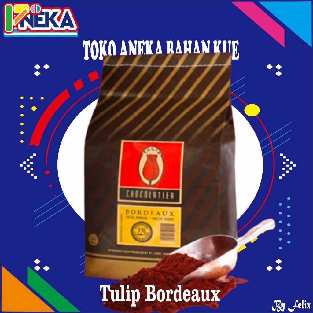 

coklat bubuk tulip bordeaux / bordux 1kg (repack)