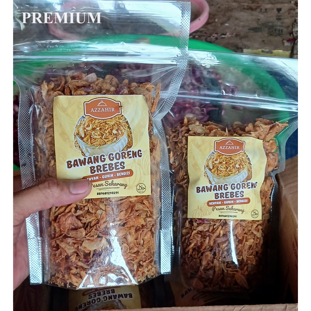 

BAWANG GORENG ASLI BREBES (Pouch) | Bawang Goreng Premium 250 gram | Bawang Goreng Grade A 250 gram