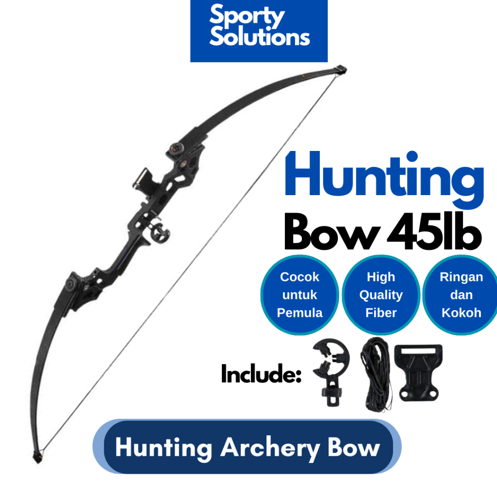 Busur Panah Hunting Archery Bow 30-45 LBS