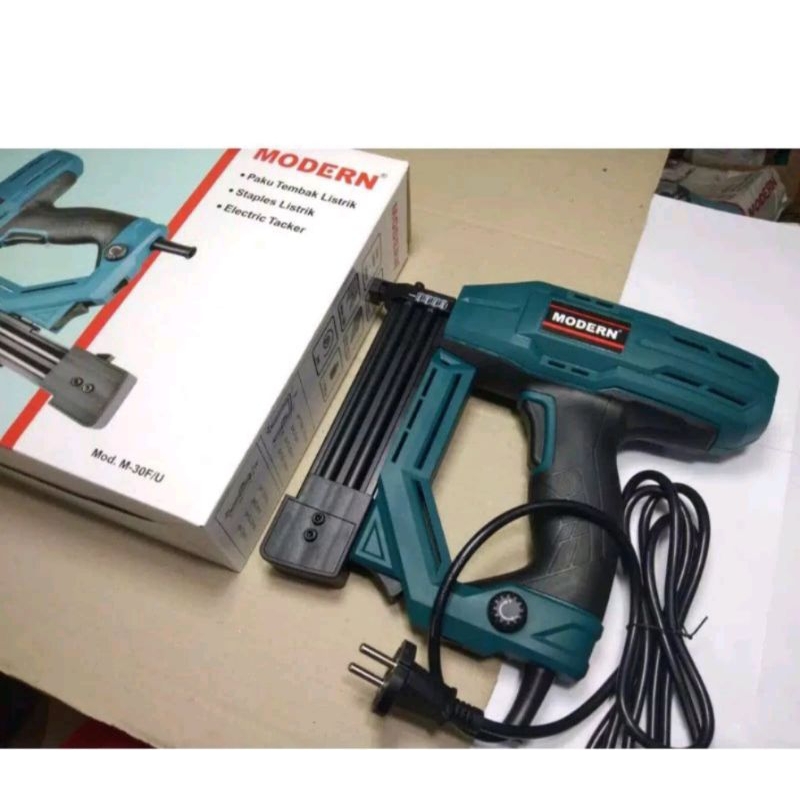Modern Mesin paku tembak listrik Staples M-30FU  Electrik Tacker Gun Nailer