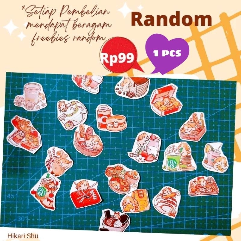 

Harga Satuan Sticker Aesthetic Doggy Japanese food, Korean food Random Harga Satuan murah Sticker tumblr, sticker laptop, sticker diary, Sticker HP atau freebies toko kalian