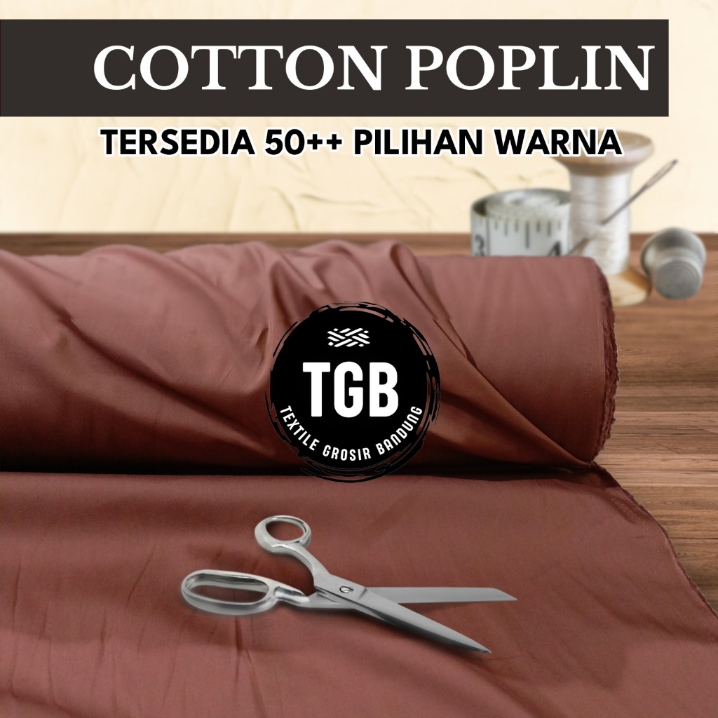 BAHAN KAIN COTTON POPLIN