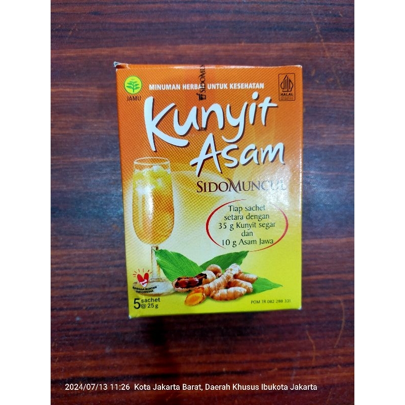 

KUNYIT ASEM SIDOMUNCUL 5's @25gr