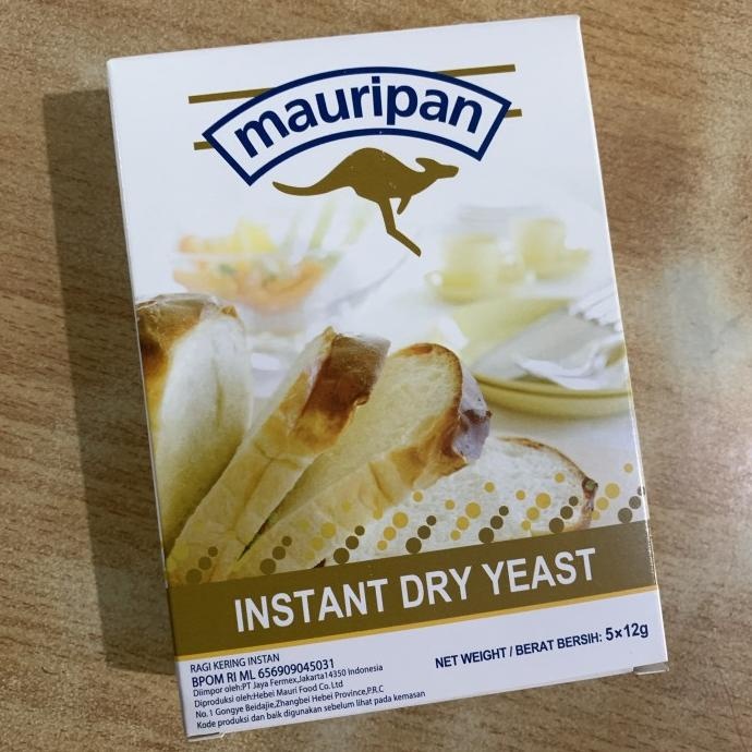 

Mauripan IMPORT 5X12gr DRY YEAST Mau-ripan Ragi Instant