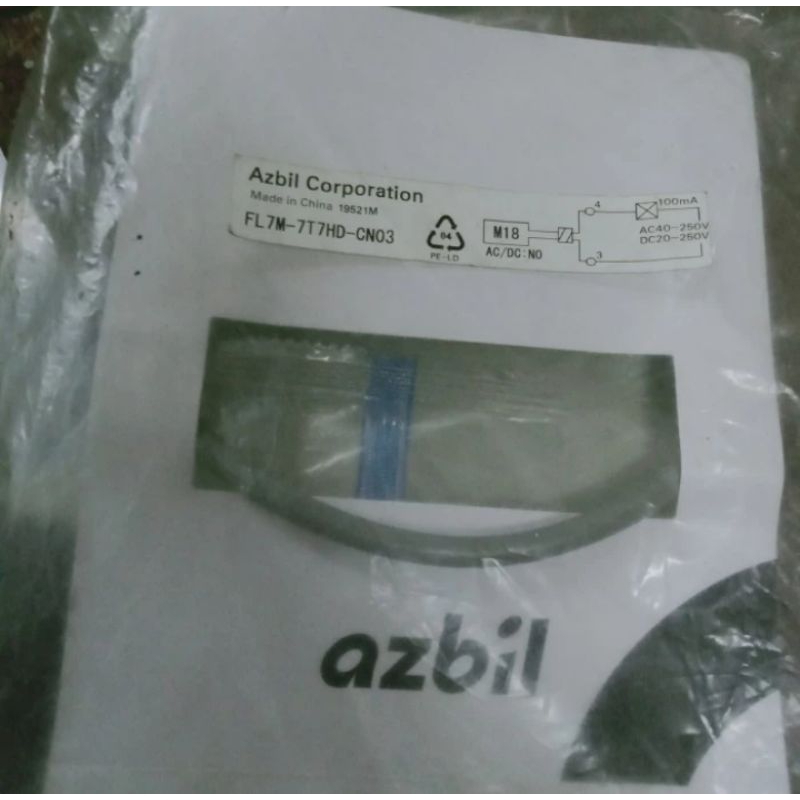 PROXIMITY SENSOR AZBIL FL7M-7T7HD-CN03 ORIGINAL ASLI