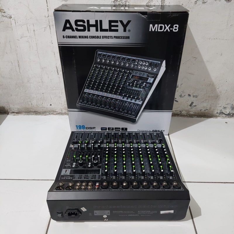 ashley mdx 8 mixer audio 8 channel