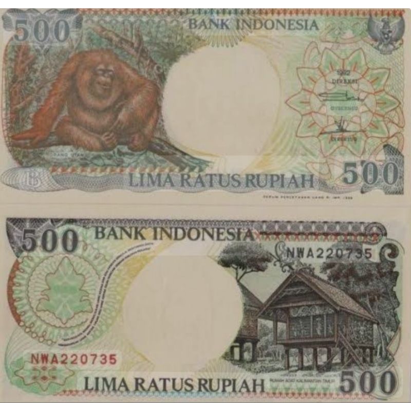 UANG MAINAN KUNO / REPLIKA UANG JADUL / Replika uang 100 kuno / replika uang 500 monyet / replika ua