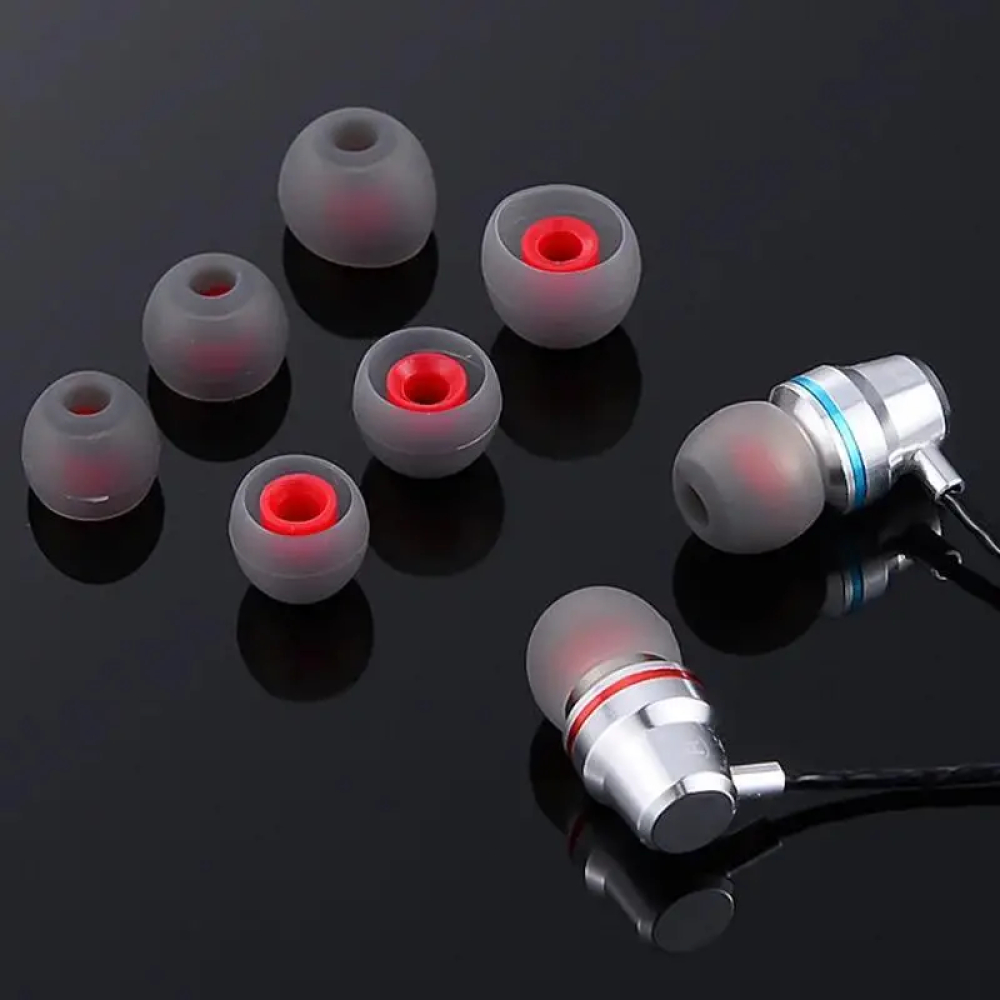 Earbuds Ear Bud Earbud Karet Headset Hansdfree Telinga Silikon Eartips Earphone Universal Nyaman