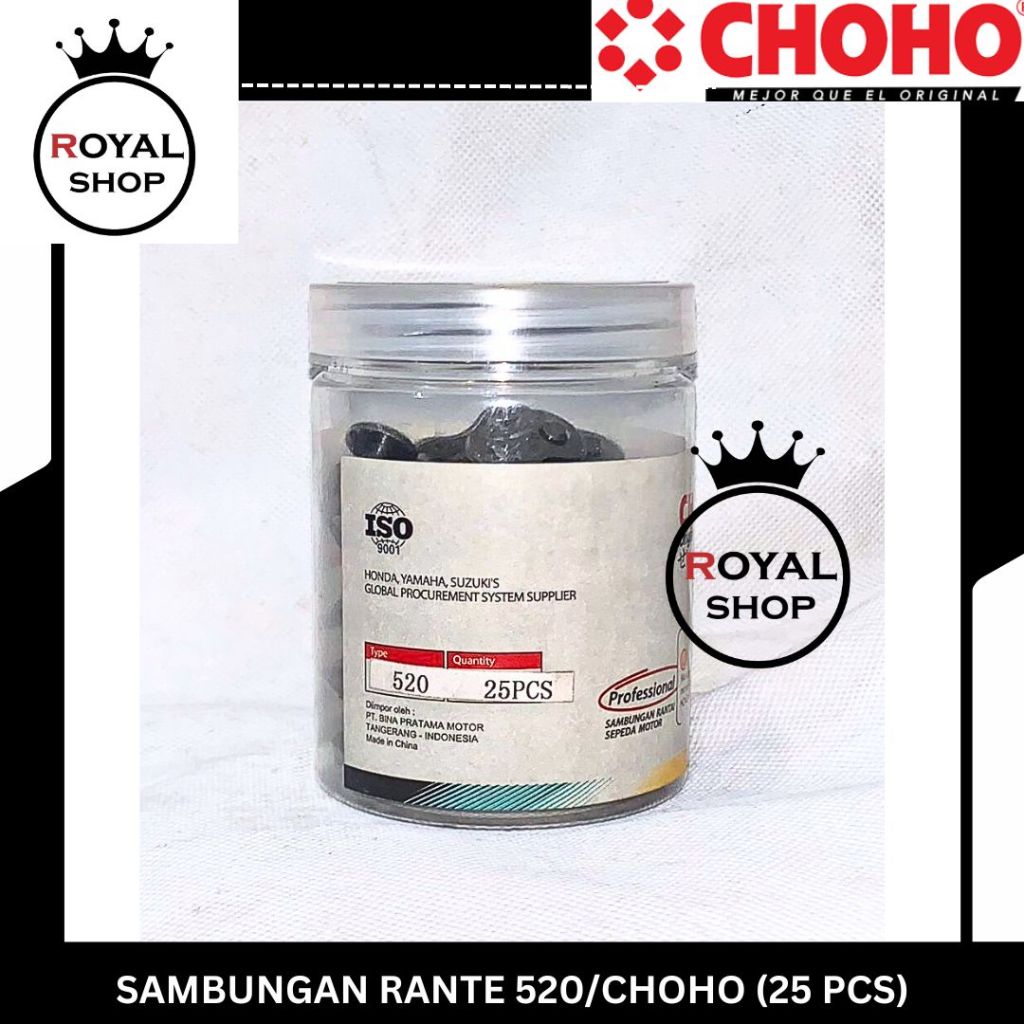 SAMBUNGAN RANTAI RANTE 520 CHOHO 25pcs