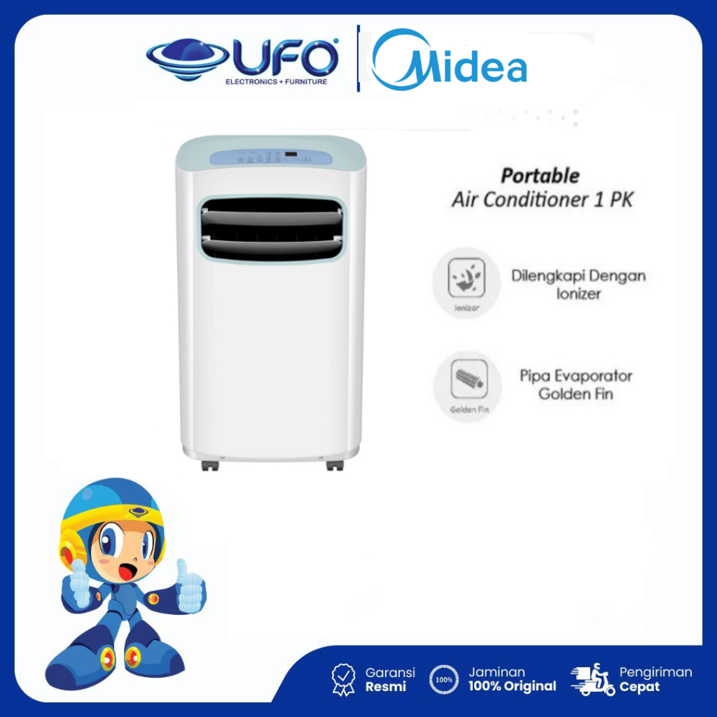MIDEA AC PORTABLE 1PK MPF2-09CRN1 || MPF2 09 CRN1 || MPF2 09CRN1