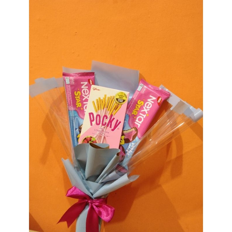 

ready buket / buket pocky/buket nastar / Snack buket