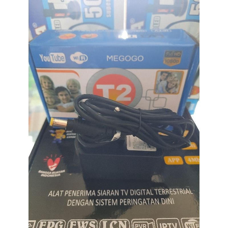 ADAPTOR POWER STB T2 MEGOGO 5V 2A STANDAR ORI