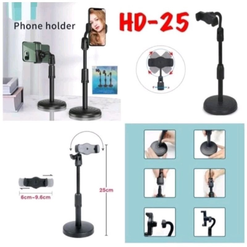 Stand holder hp model tinggi ( HD 25 )