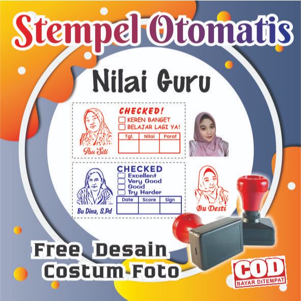 

Stempel Nilai Guru / Checked / Bisa Coustum Foto