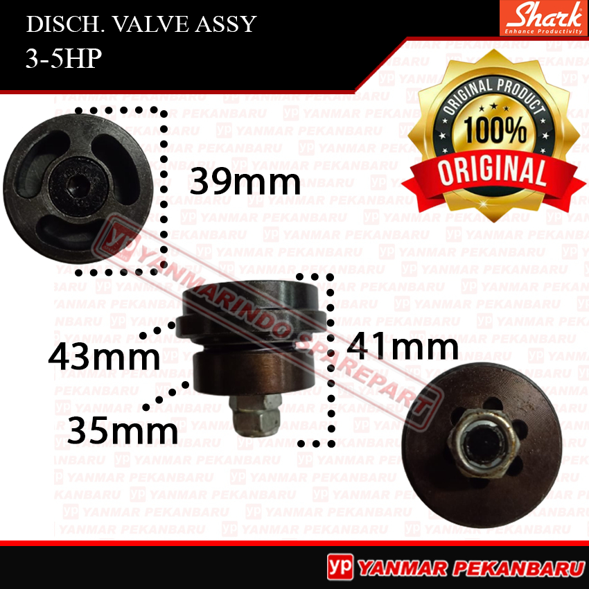 DISCHARGE VALVE ASSY MESIN KOMPRESOR SHARK