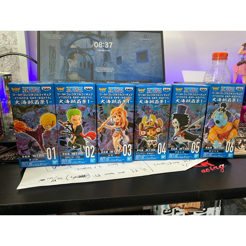 WCF WT100 VOL 1 ORIGINAL ACTION FIGURE ONE PIECE SET