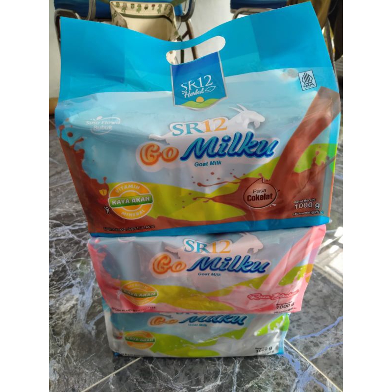 

susu etawa Gomilku SR 12 kemasan sachet 25gr.