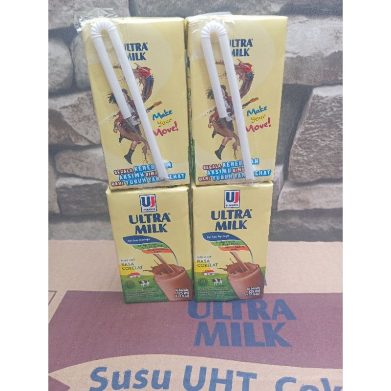 

SUSU ULTRA MILK 125/ULTRAMILK RASA COKLAT/SUSU UHT/SUSU ULTRA MILK UHT 125 ml