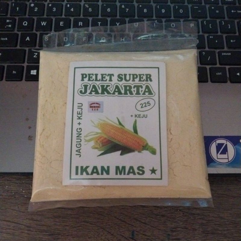 Pelet Super Jakarta Jagung Keju 225 Umpan Pancing Ikan Mas