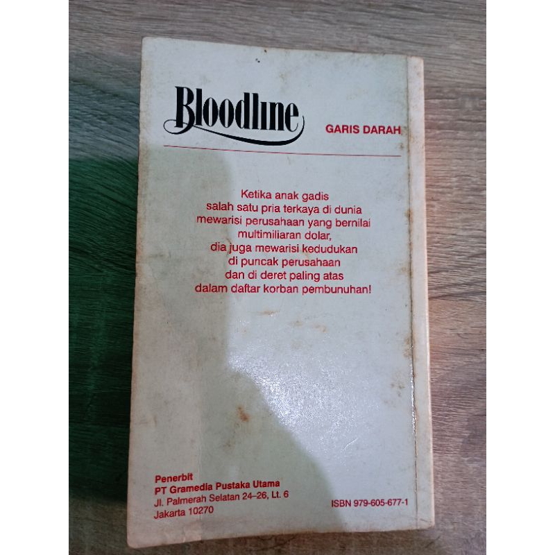 prelove novel sidney sheldon - bloodline garis darah