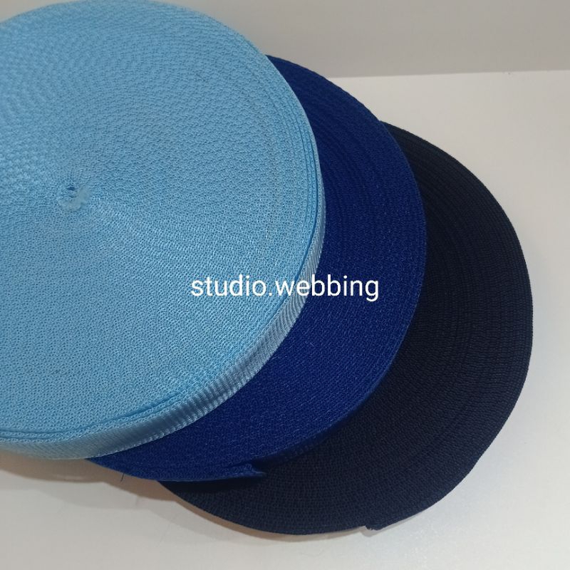 studio.webbing - webbing nylon (bisban nylon) webbing tas, warna biru